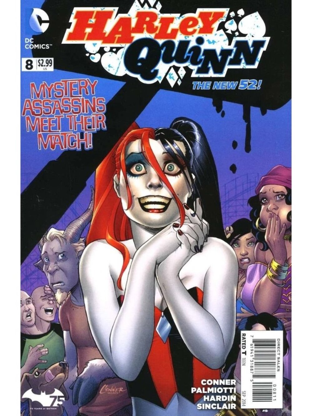 DC Comics New 52 Harley Quinn #8 First Printing 2014 Bagged Boarded Collector